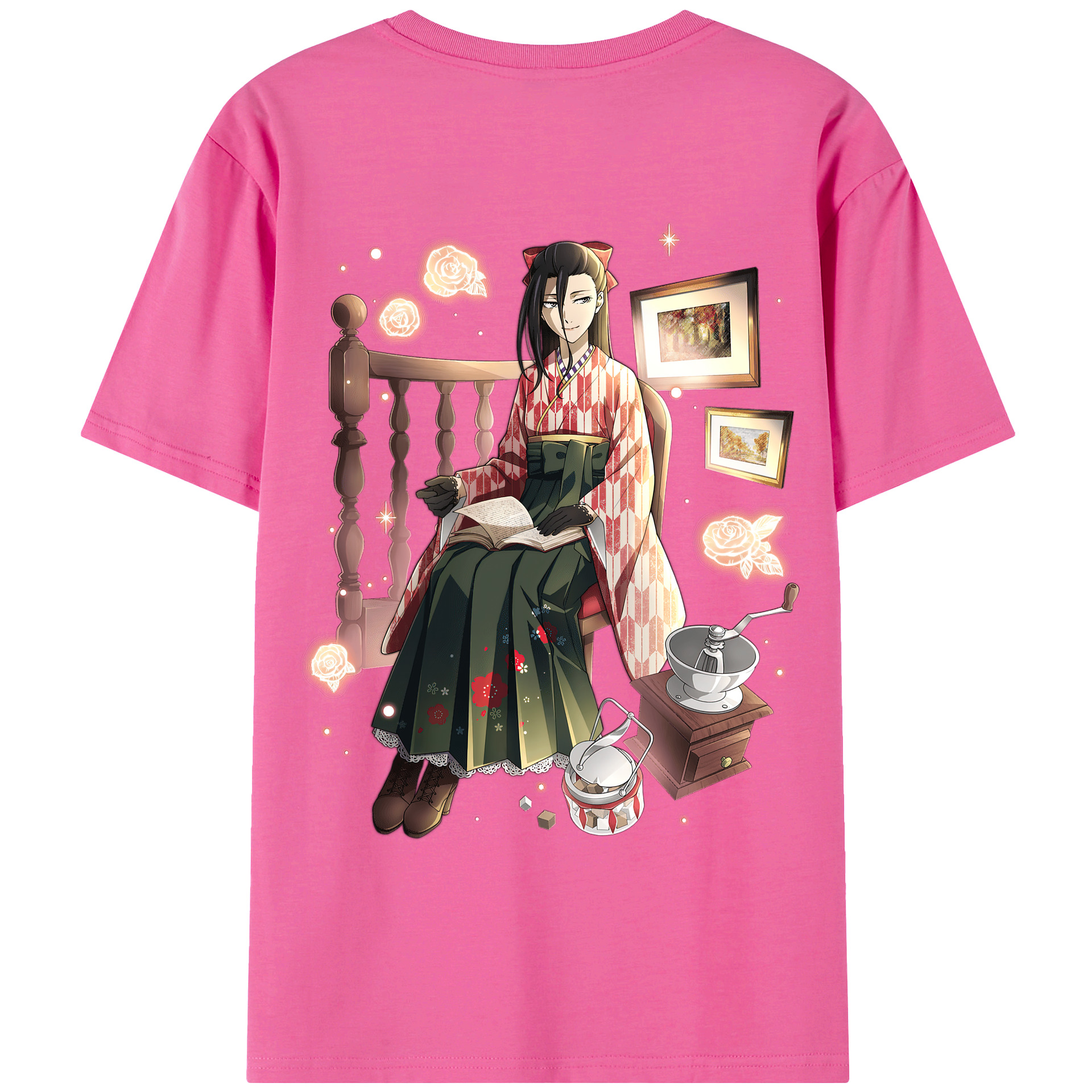 （画像用） 文豪ストレイドッグス Bungo Stray Dogs レディース半袖Tシャツ(バックプリント)